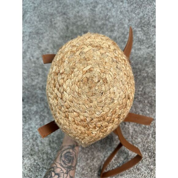 NWT XIX Palms Beachly The Shore Break Jute Insulated Picnic Cooler Backpack Boho - Picture 10 of 16